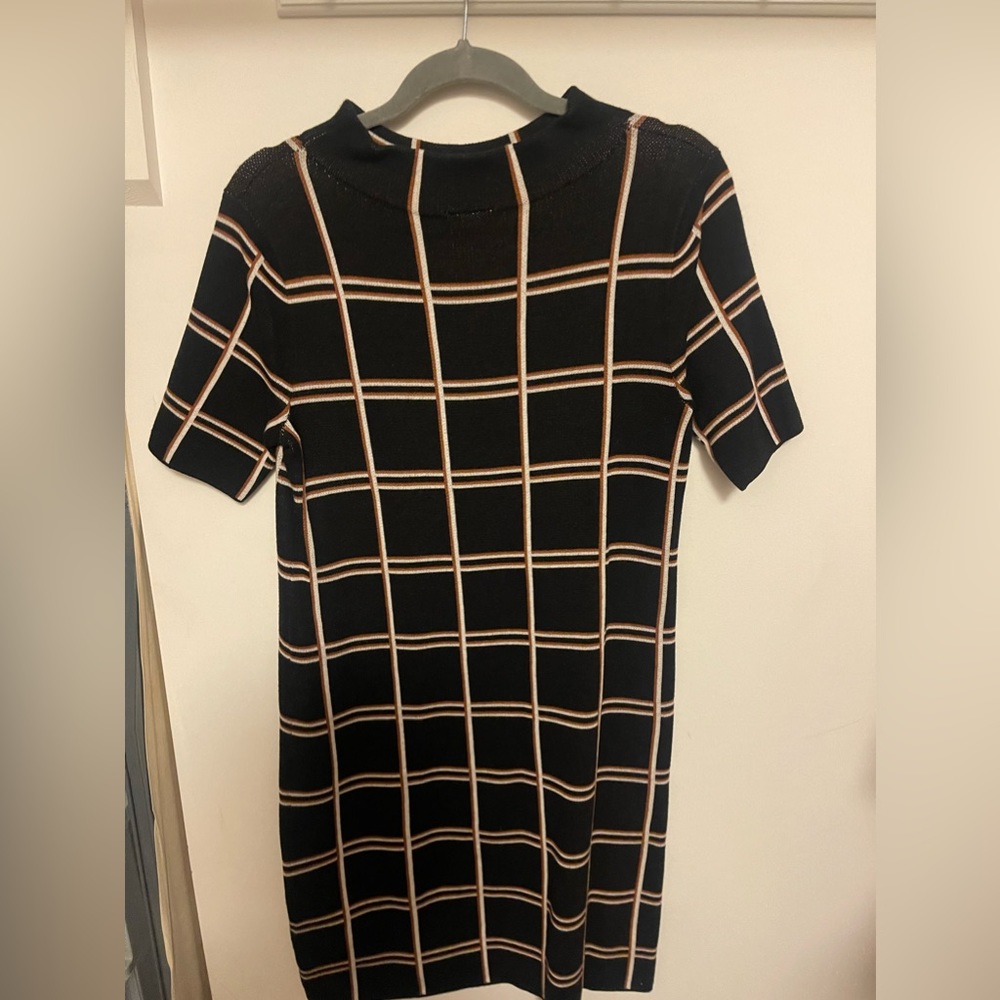 ANN TAYLOR | 3/4 Sleeve, Turtleneck Midi Dress